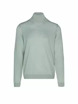 BOSS | Jersey de cuello alto Slim Fit MUSSO | hellgrün
